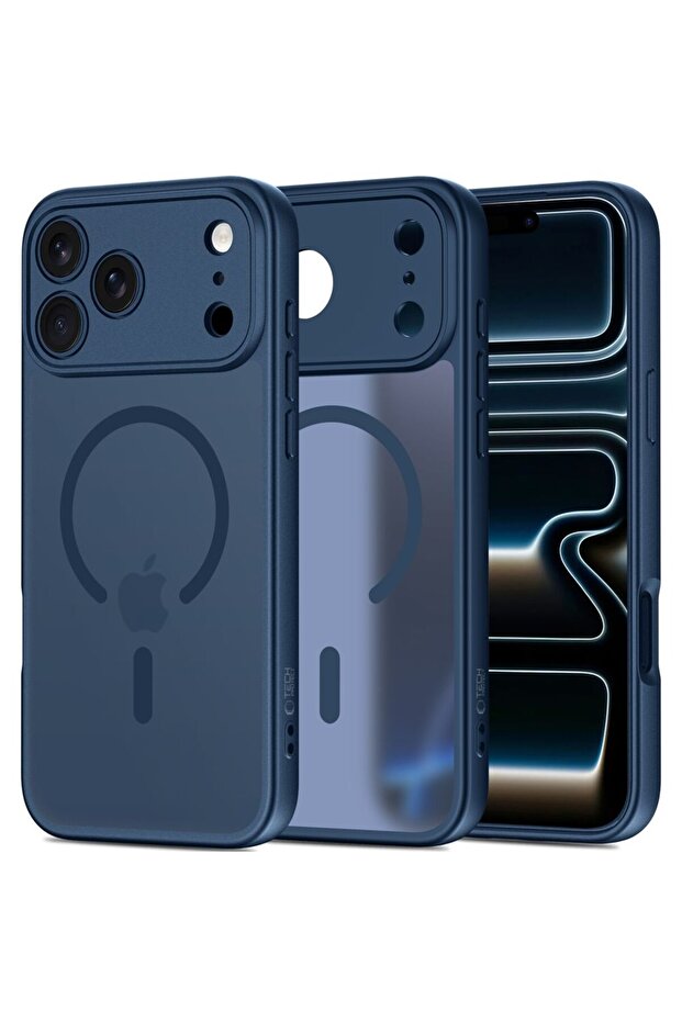 Θήκη BasicMag Matte Blue MagSafe για iPhone 17 Pro - 1