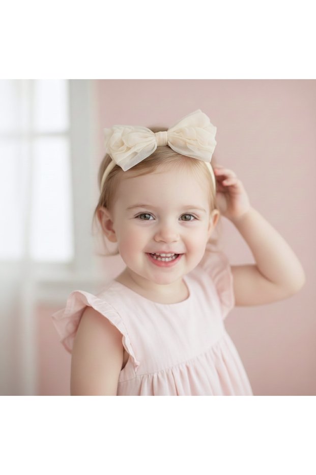 Baby Girl Child Hair Band Bow and Flower Model Special Design