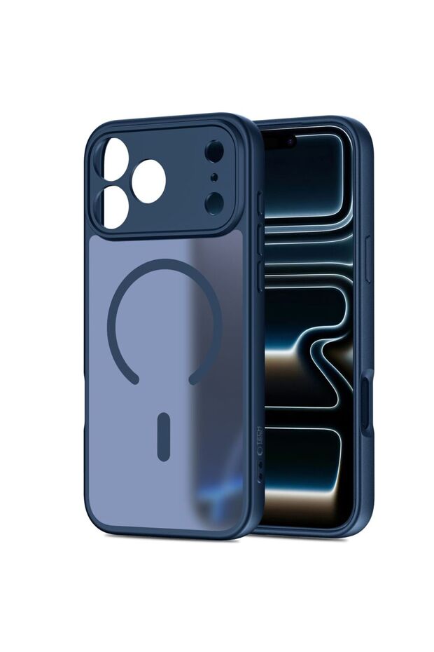 Θήκη BasicMag Matte Blue MagSafe για iPhone 17 Pro - 3