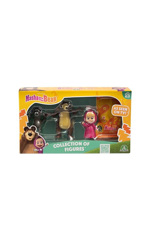 Mha61000 Masha and the Bear 4-Piece Figure Set