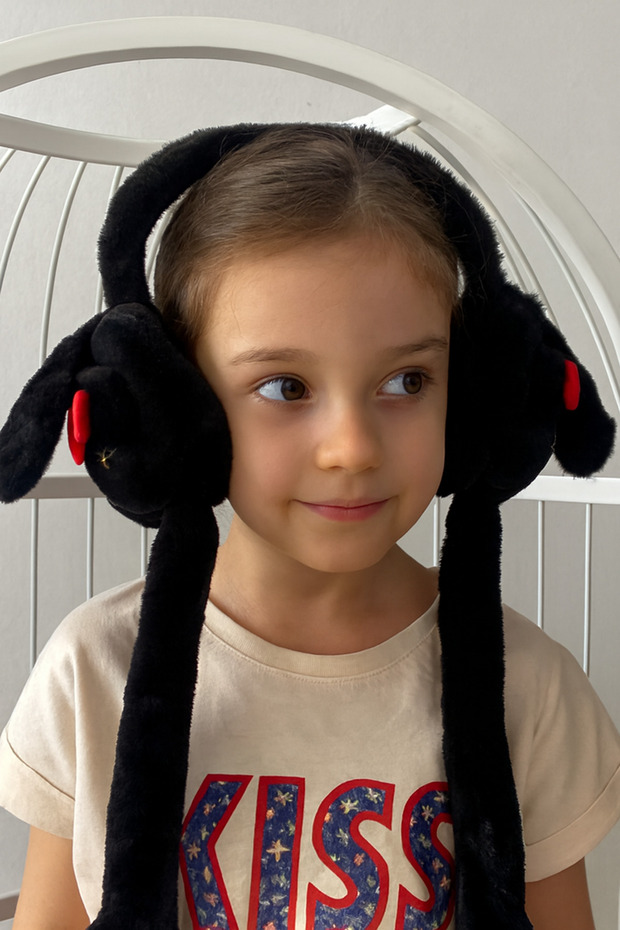 Plush Headphones with Movable Ears