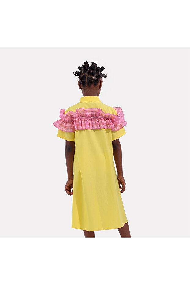 فستان كرمشة الفوشيا - 3