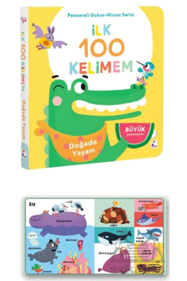 İlk 100 Kelimem – Doğada Yaşam (Pencereli Dokun-Hisset)