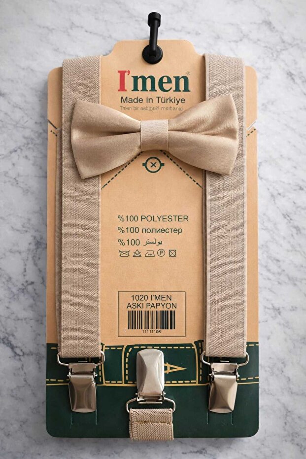 Cute Bow Tie and Suspenders Set for Ages 1-9