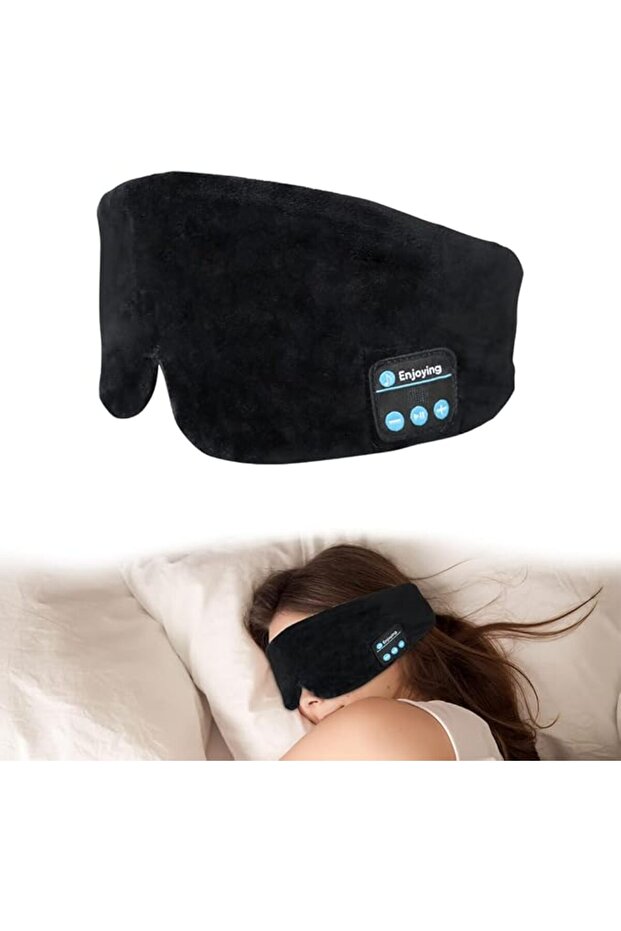 3D Bluetooth Sleep Mask with Ice Silk & Memory Foam,Adjustable