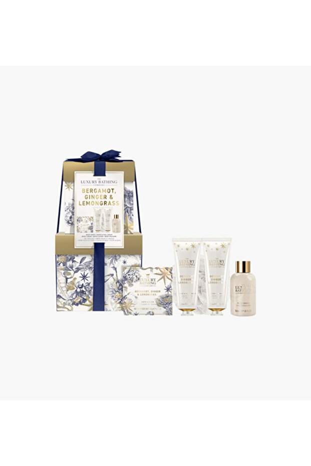 Luxury Bathing Company Bergamot Ginger Lemongrass Bathing Set