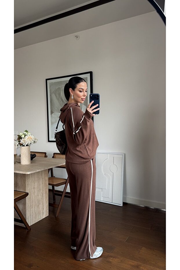 KAPÜŞONLU ÖRME İKİLİ TAKIM - 3