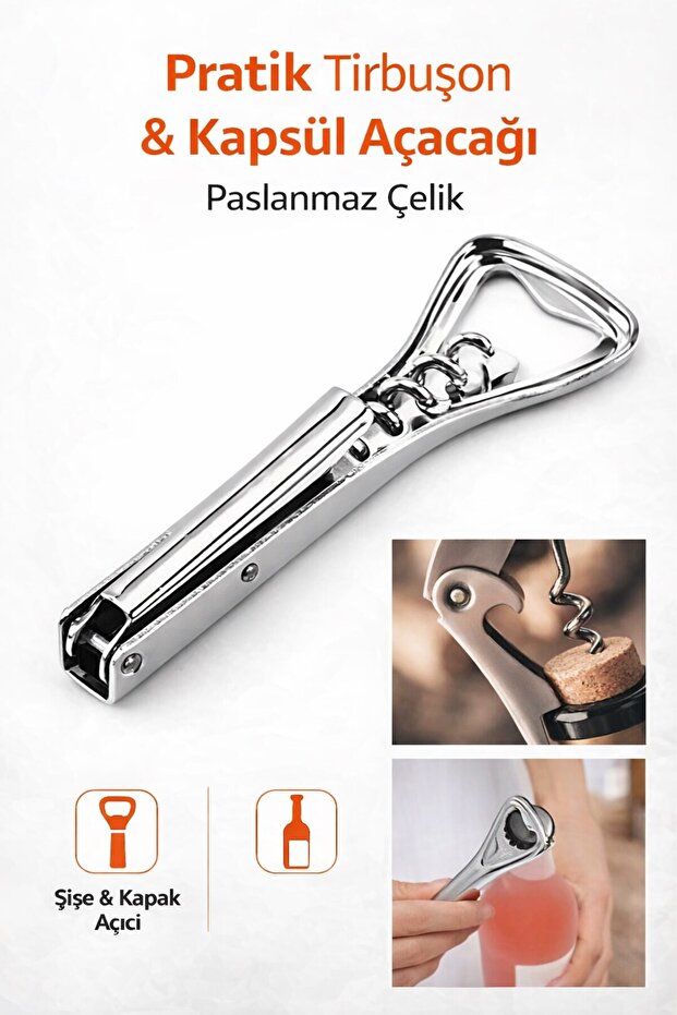 Jpr-107 Chrome Functional Corkscrew - 1