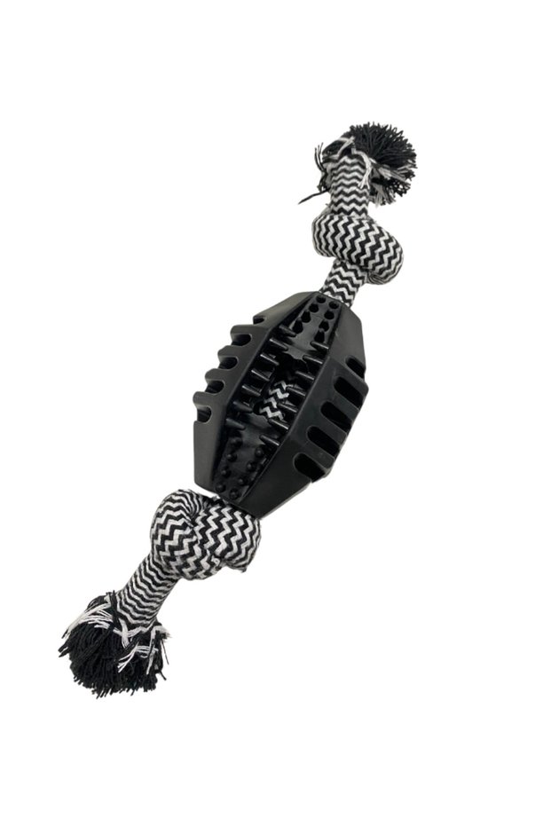 TPR Toy with Rope 2 Knot 43x6.8x6.8 cm