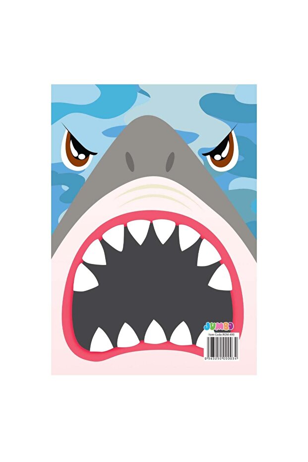 A5 Notebook Type 2 Shark Pattern Cover - 20 Sheets - 2