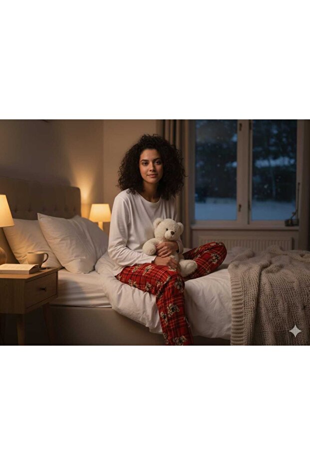 بيجامة سفلية منقوشة - 3