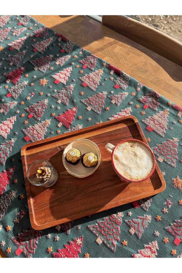 Çam Desen Runner - 1