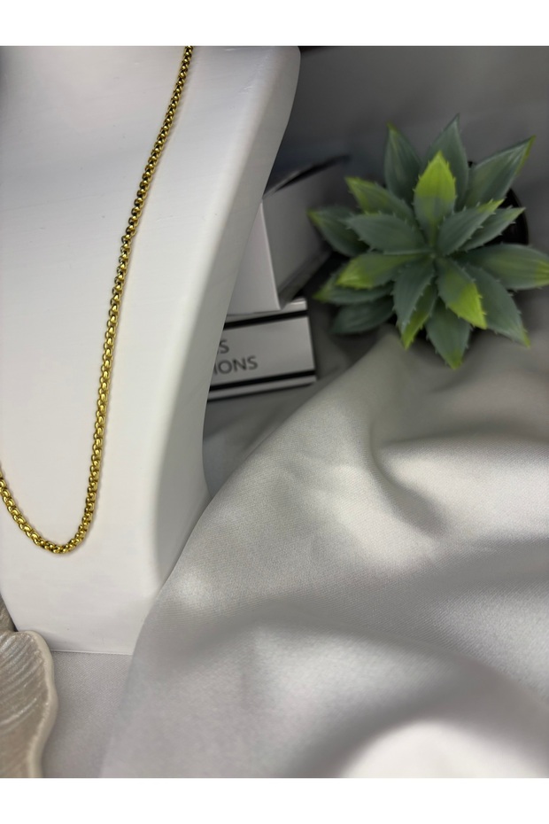 Classic Gold Zincir Kolye - 4