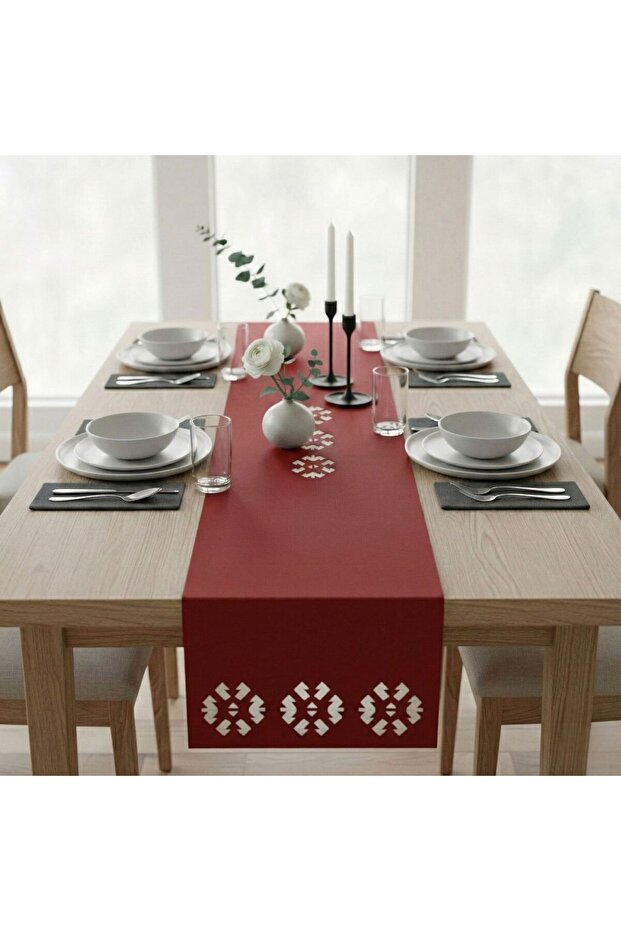 1 Piece Leather Runner-40X140 Cm-Rug Patterned Runner