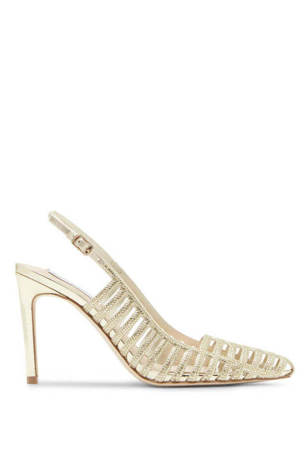Womens Carleigh Gold Heels