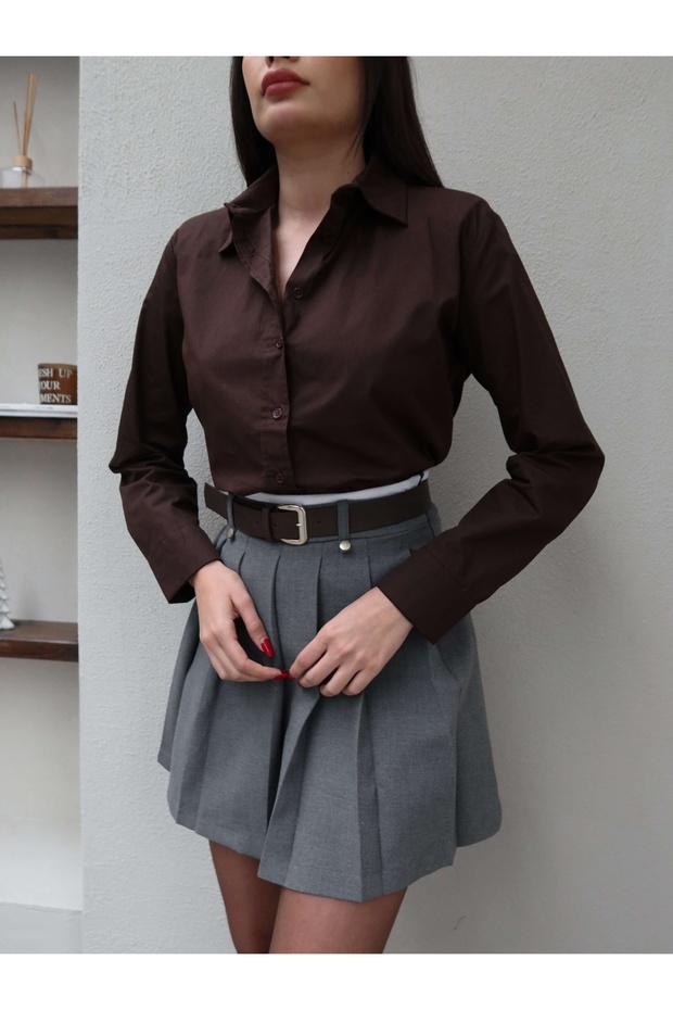 Vatkalı Oversize Gömlek - 3