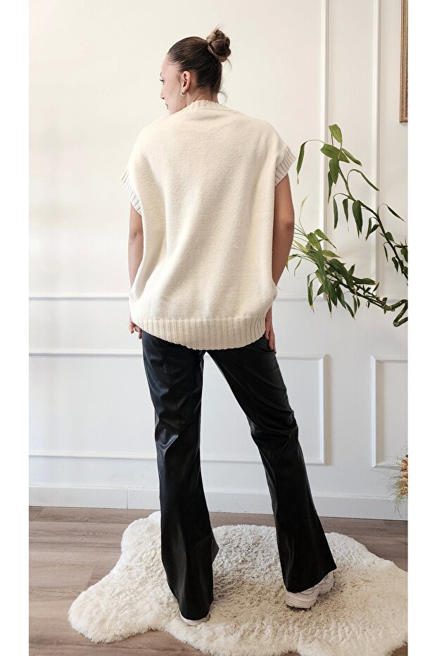 Veganske Koža pantalone - 4