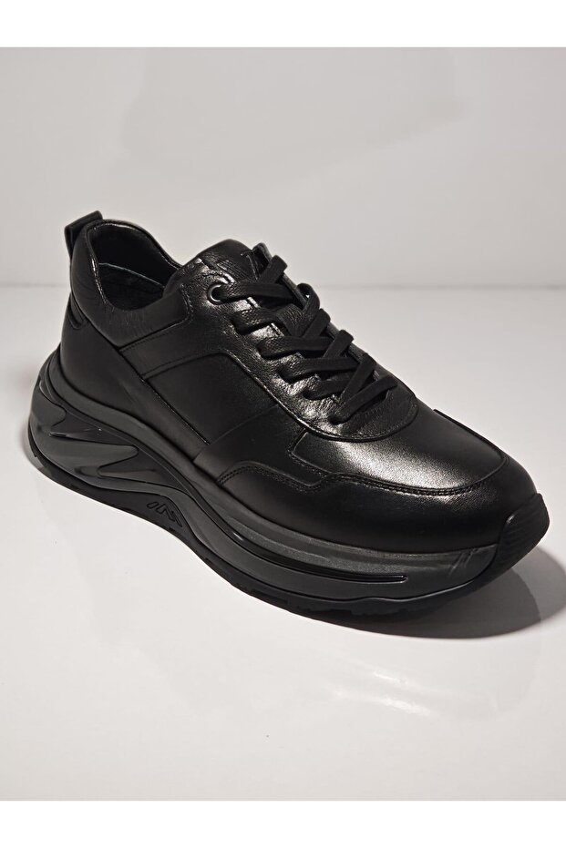 M534 Black Men's Daily Leather Comfort Casual Shoes