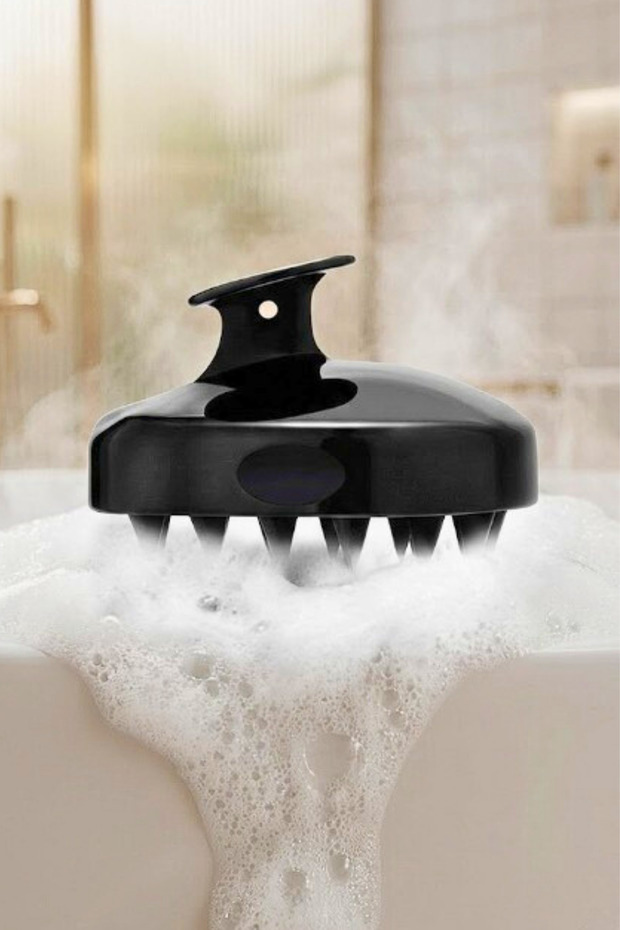 Hair Scalp Massage Shampoo Comb Elastic Relaxing Ergonomic Shower Brush