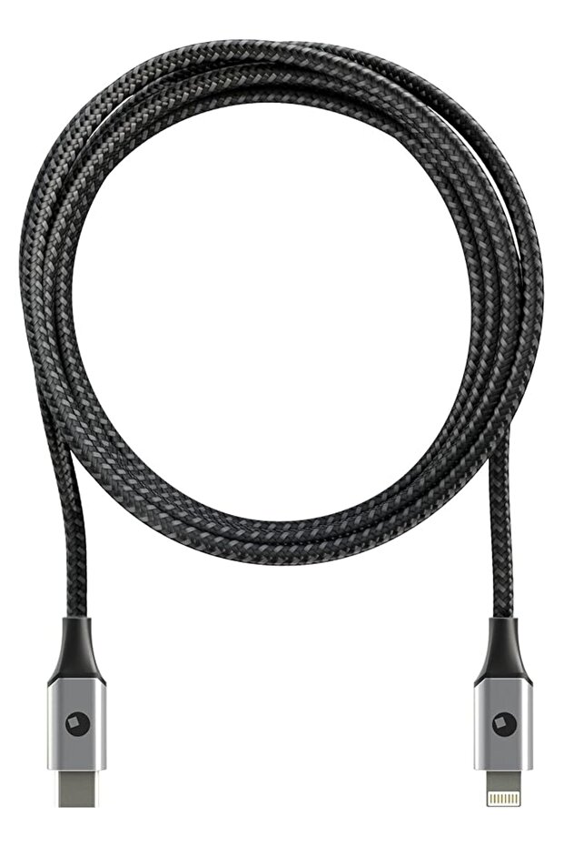 charging cable USB C to Lighting 18 W - 2 meters (black)