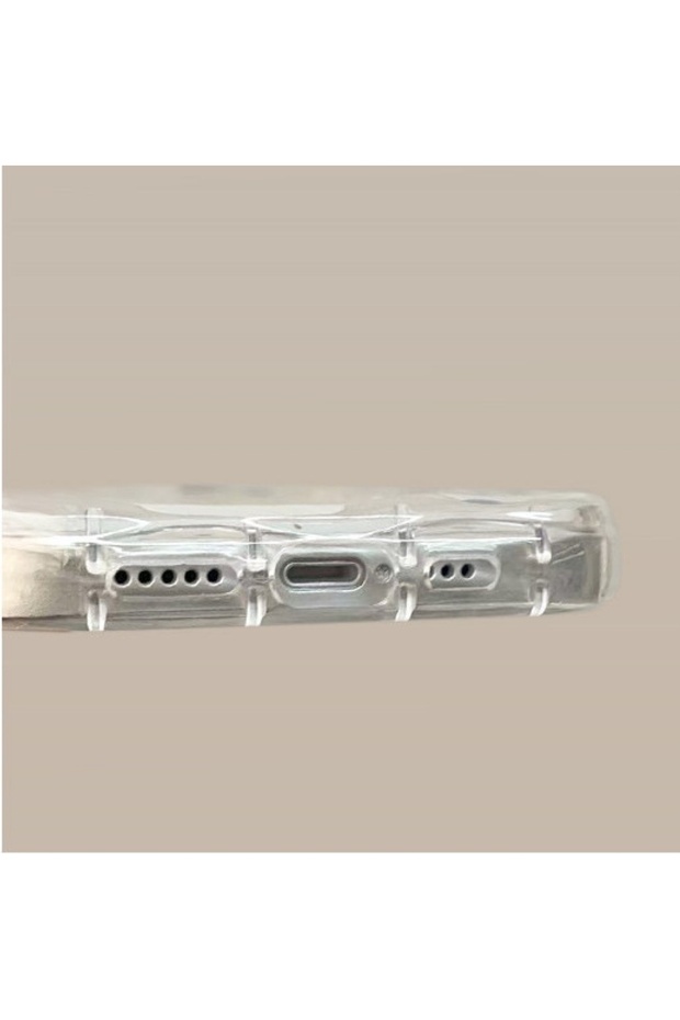 حافظة سيليكون شفافة بنمط مميز متوافقة مع آيفون 15 (6.1 بوصة) - 3