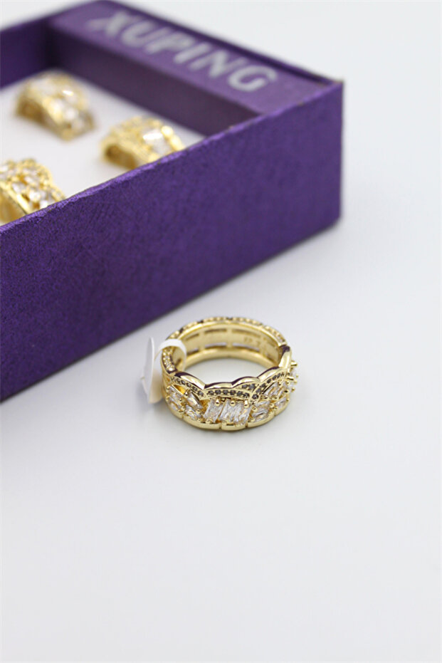 Box of 6 Xuping Rings - Gold