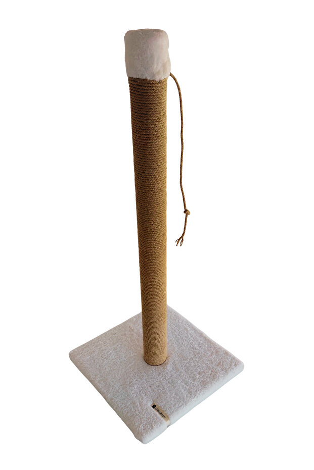 لوح خدش للقطط 82 سم أبيض - 2