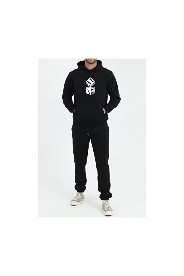 Stylish Men's Warm All-Day Outfit: Top and Bottom Set