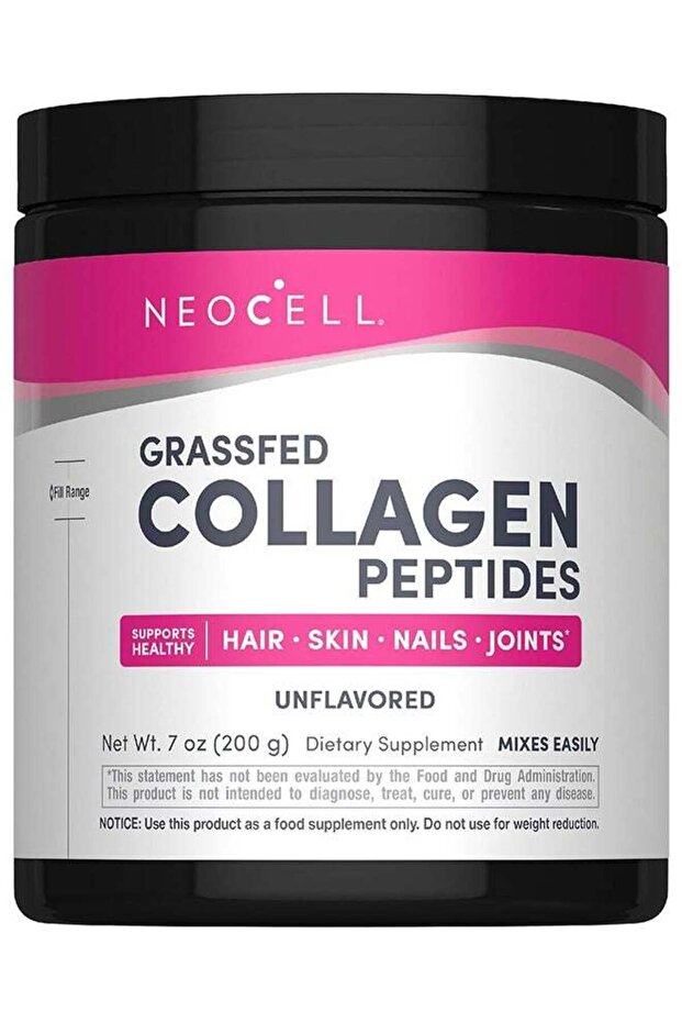 NEOCELL Grassfed Collagen Peptides, Unflavored 7 oz