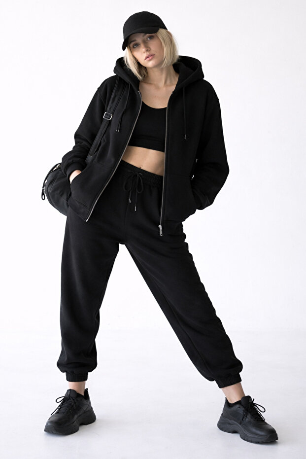 Women's Hooded Zipper Sweatshirt – Sand Ease