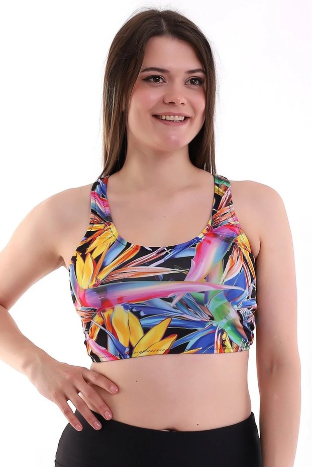 Women's Badi Bikini Single Top Bikini Top (Inner Part Sewn Lined Pad Available)