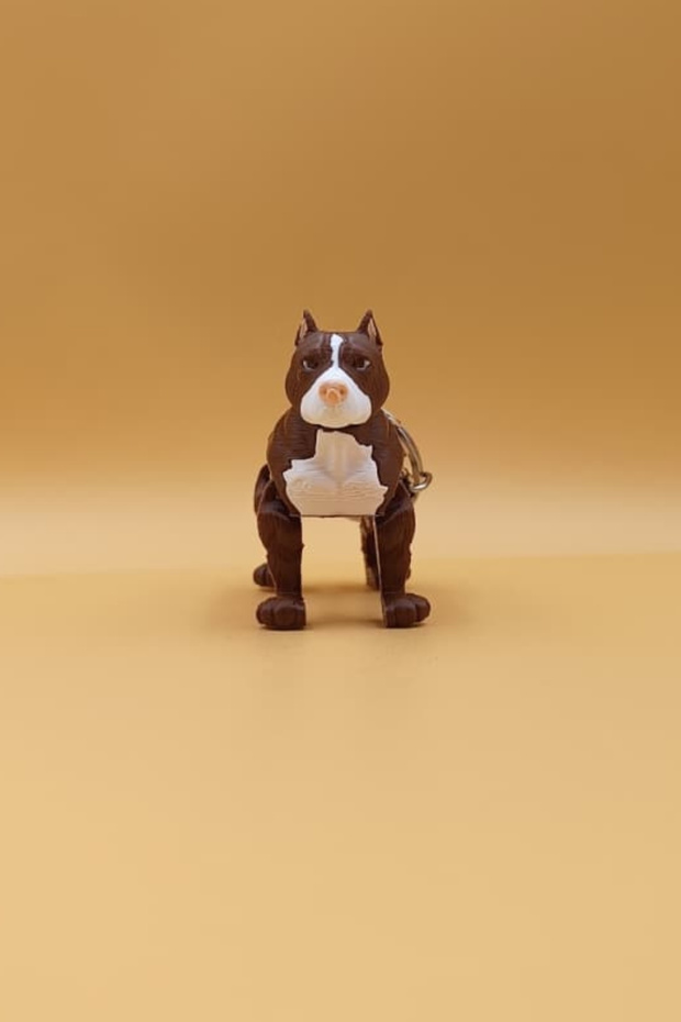 Pitbull Figured Keychain