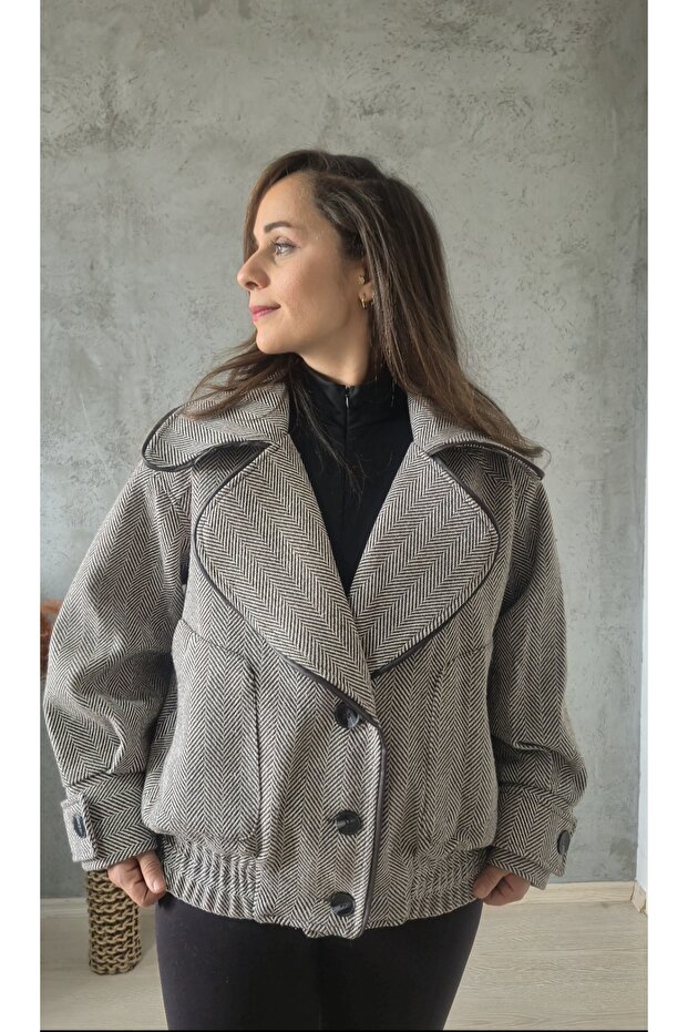 سترة بومبر متعرجة - 2