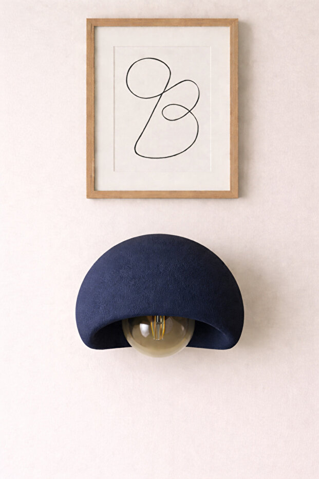 Aplik Rustik E27 Modern Avize Bohem Beton Görünüm (E27 Ampul Dahildir.) - 1