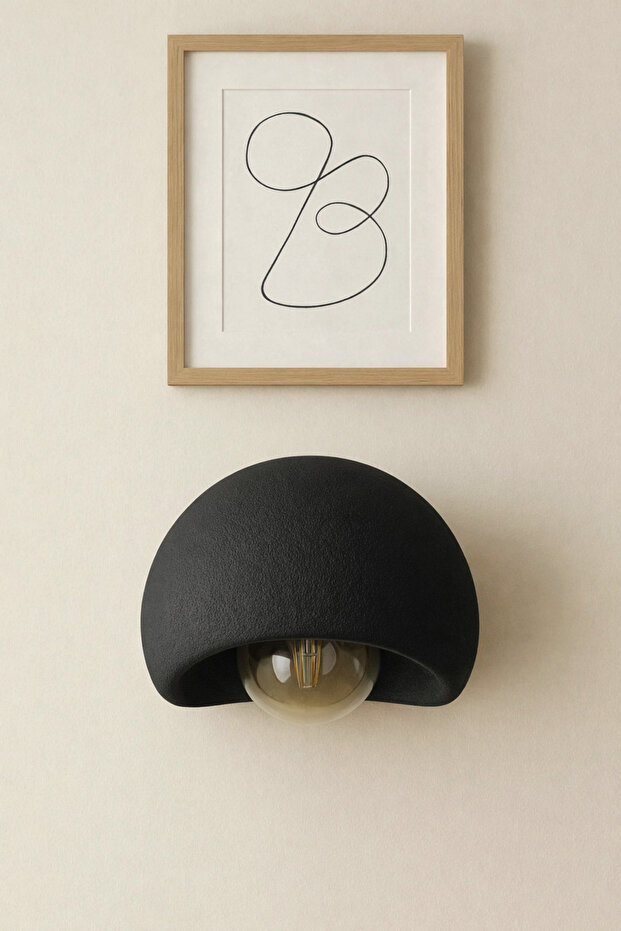 Sconce Rustic E27 Modern Chandelier Bohemian Concrete Look (E27 Bulb Included.)