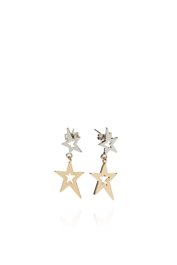 Gold Silver Kadın Küpe - 2