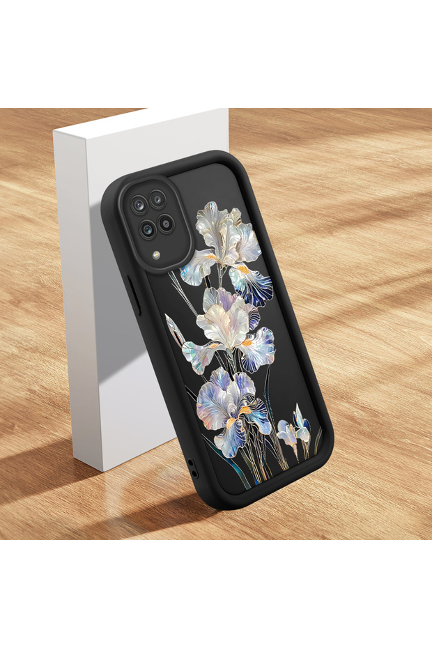 Samsung Galaxy A12/M12 Compatible, High Quality Flower Pattern Silicone Phone Case