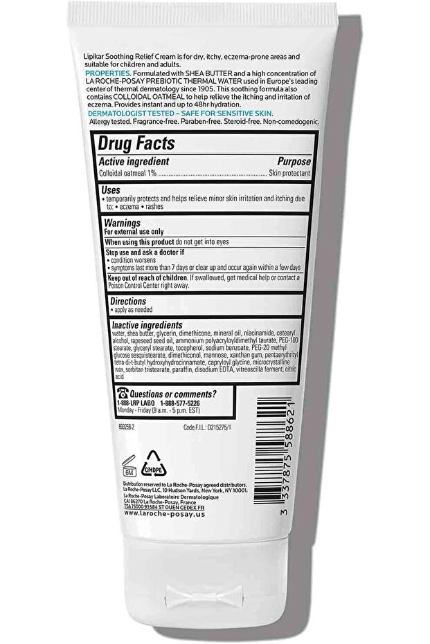 La Roche-Posay Lipikar Soothing Relief Eczema Cream