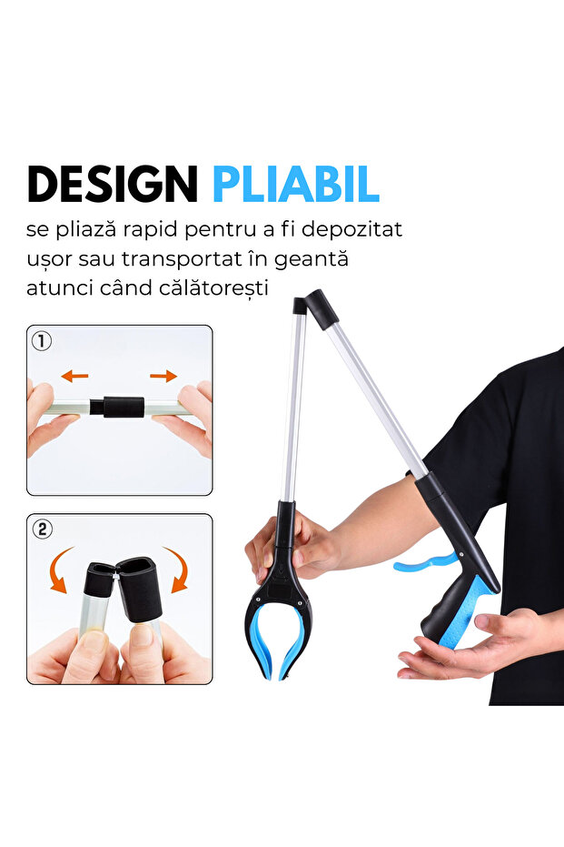 Remote Lifting and Grasping Pliers, Foldable, Magnetic, 81 cm, easyCTRL® - 4