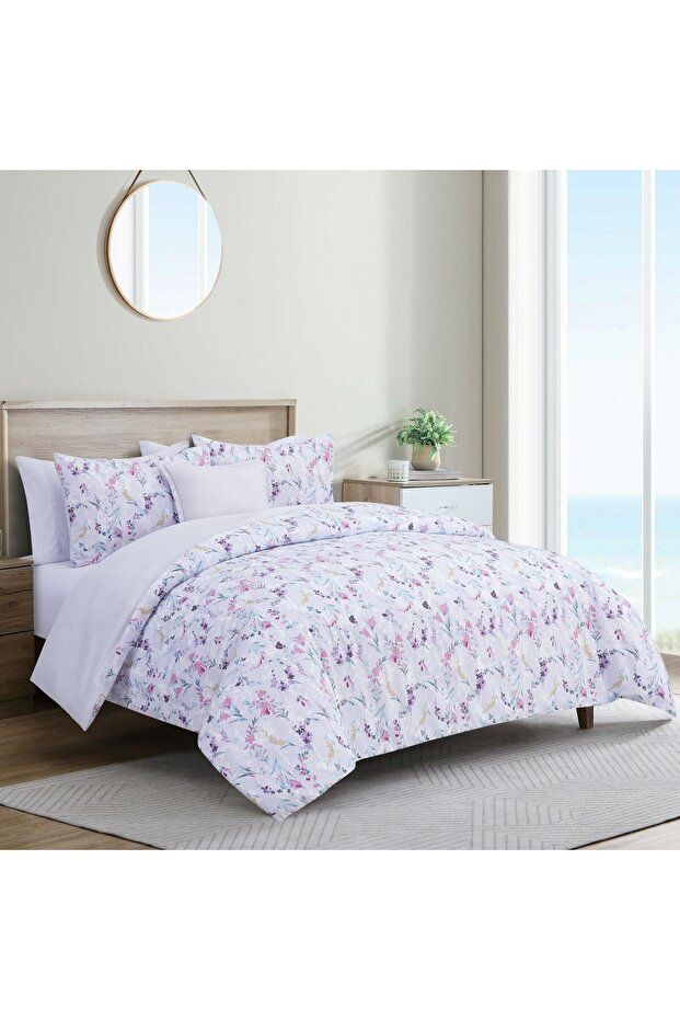 Bloom Pastel | طقم لحاف مزدوج 5 قطع
