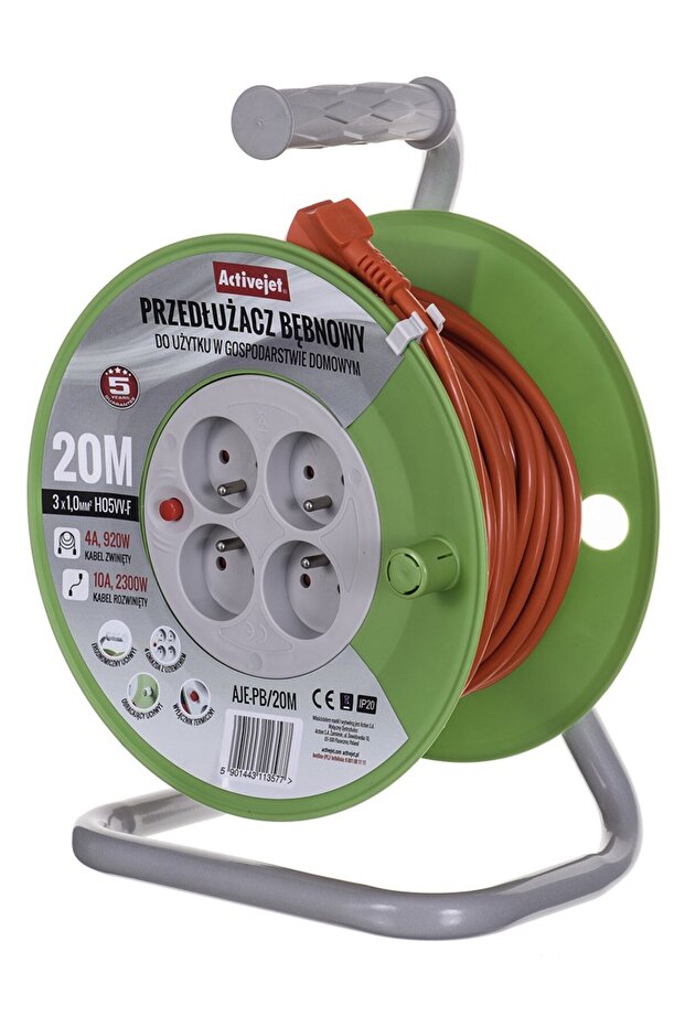 PB/20m extension cable reel - 2