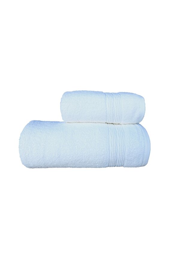 Towel Set 1 Piece 70 X 140 Bathroom 1 Piece 50 X 100 Hand Towel White Soft