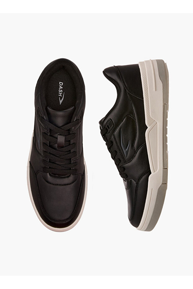 Men Lace-Up Ankle Sneakers