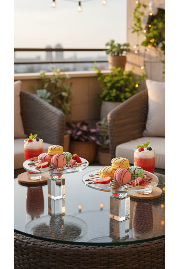 طقم حامل كيك وحلويات - 3