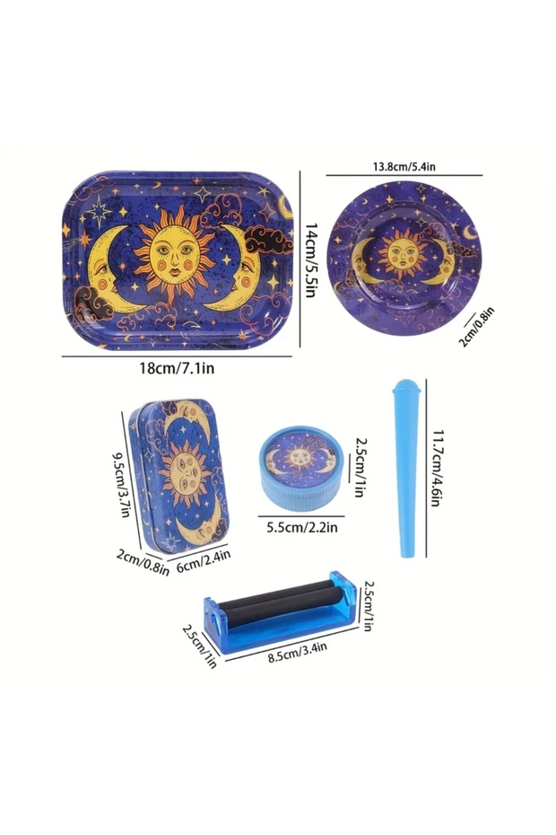 Leopar desenli tepsi set - 2
