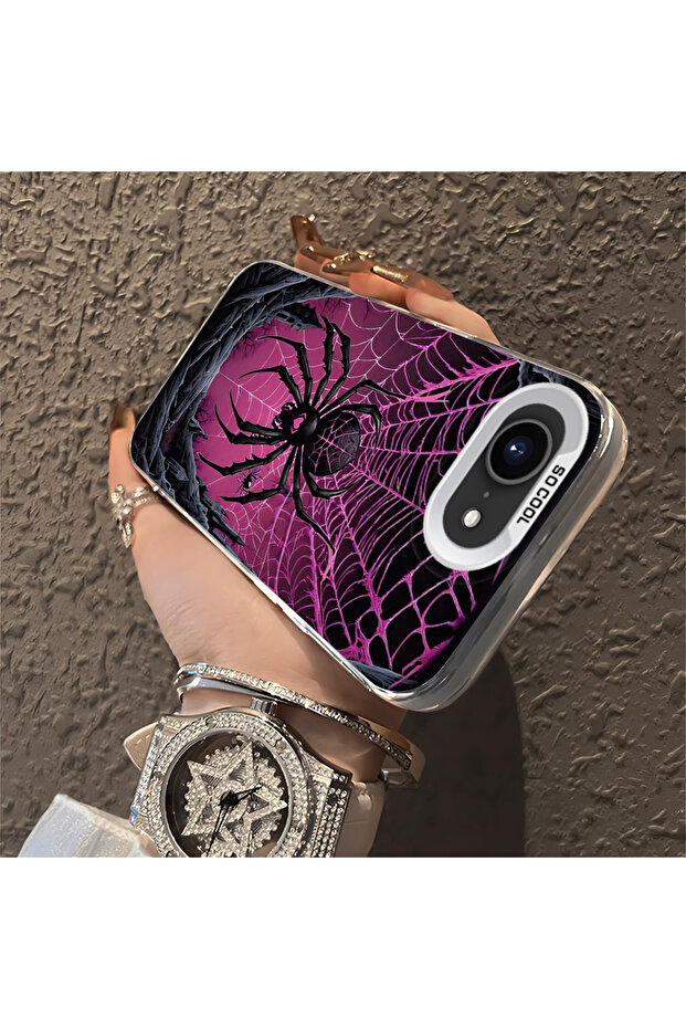 غطاء حماية نحيف وصلب للكاميرا متوافق مع هاتف iPhone 16e بنمط الشمس - 3