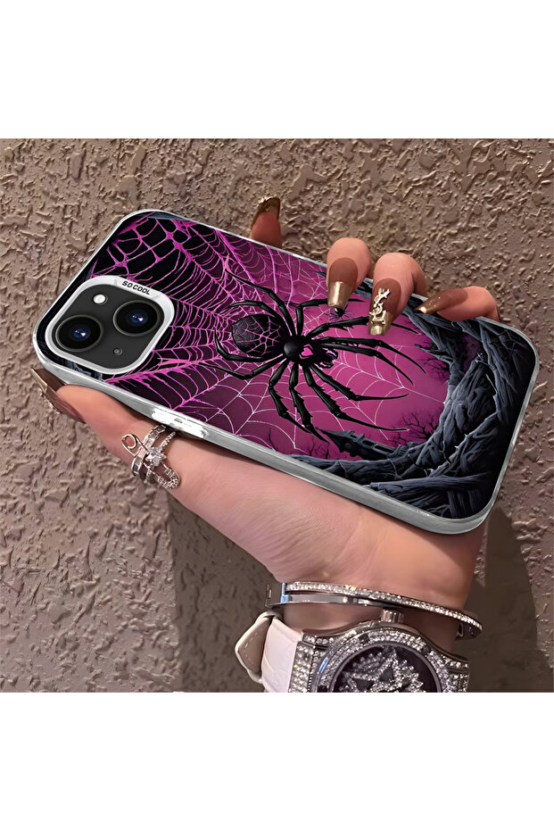 غطاء حماية نحيف وصلب للكاميرا بنمط الشمس، متوافق مع هاتف iPhone 15 Plus - 1