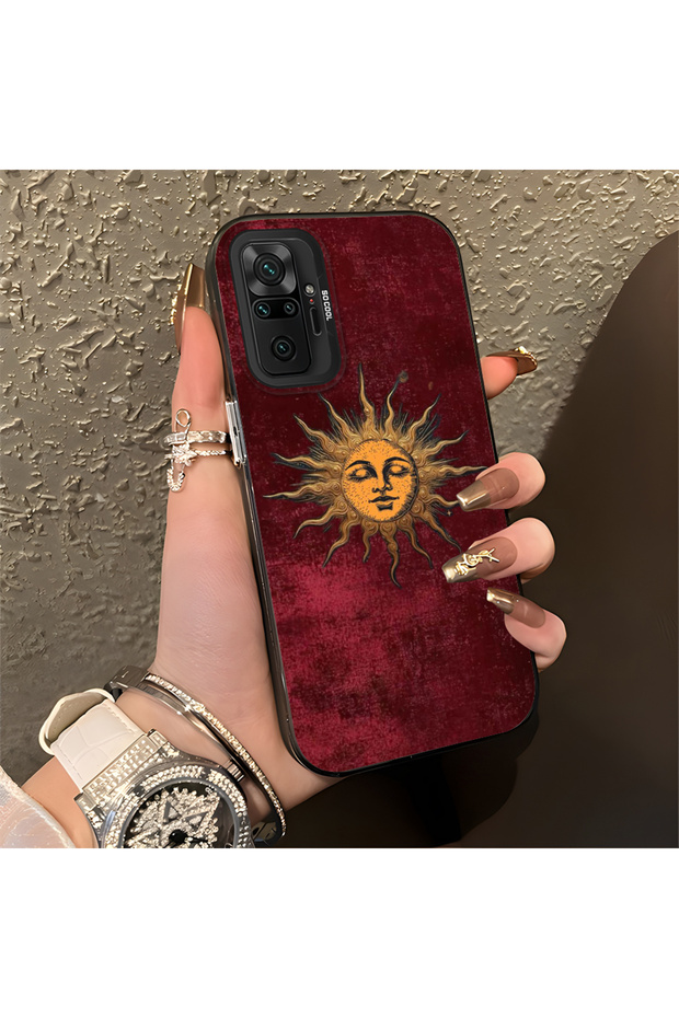 غطاء حماية نحيف وصلب للكاميرا بنمط الشمس، متوافق مع هاتف Redmi Note 10 Pro - 2