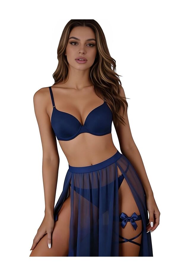 Transparan Etek String Takım - 3