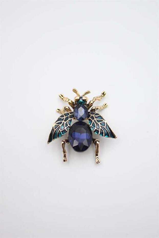 Arı Broş - Mavi - 1